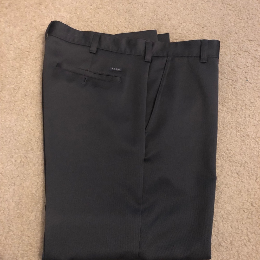 Charcoal gray Izod golf pants